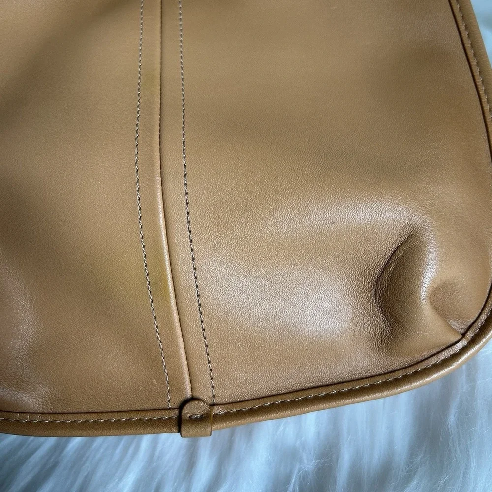 Coach Ergo Tan Natural Leather Shoulder Bag C2265 Good Condition